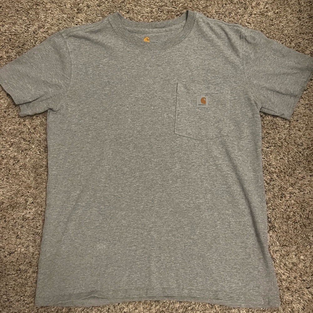 Carhartt Men's Heather Gray Short Sleeve Tee
